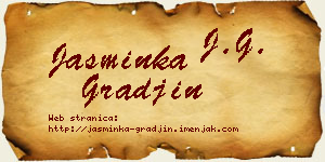 Jasminka Građin vizit kartica